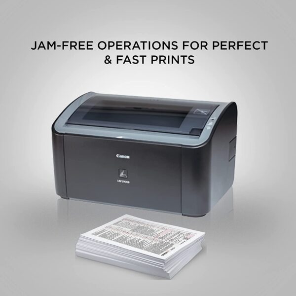 Canon LASER SHOT LBP2900B Black & white laser printer
Media: A4, Letter and more
Print speed (A4): 12 pages per minute
Recommended Monthly Print Volume: 200 - 800 pages - Image 4