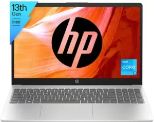 HP 15, 13th Gen Intel Core i5-1334U (16GB DDR4, 512GB SSD) Microsoft365* Office2024, Win11, 15.6inch(39.6cm) FHD Laptop, Intel Iris Xe, FHD Camera w/Privacy Shutter, Backlit, Silver, 1.59kg, fd0467tu