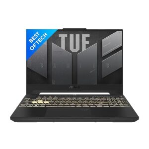 ASUS TUF Gaming F15 FX507ZC4-HN115WS / Intel Core i5-12500H / 8GB DDR4 / 512GB PCIe 3.0 NVMe M.2 SSD / 39.62 cms (15.6) Anti-glare FHD (1920 x 1080) / Windows 11 Home / MUX Switch + Optimus NVIDIA GeForce RTX 3050 Laptop GPU with 4GB GDDR6Graphic Memory / RBG Backlite KB / Microsoft Office