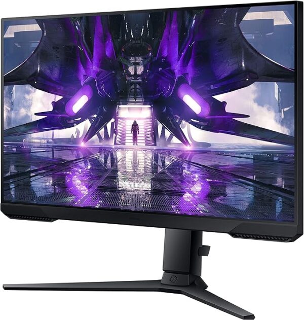 Samsung 24-inch (60.46cm) FHD Flat 1,920 x 1,080 Monitor, IPS, 75 Hz, Bezel Less Design, AMD FreeSync, Flicker Free, HDMI, D-sub, (LS24C312EAWXXL, Black)