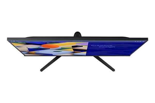 Samsung 24-inch (60.46cm) FHD Flat 1,920 x 1,080 Monitor, IPS, 75 Hz, Bezel Less Design, AMD FreeSync, Flicker Free, HDMI, D-sub, (LS24C312EAWXXL, Black) - Image 2