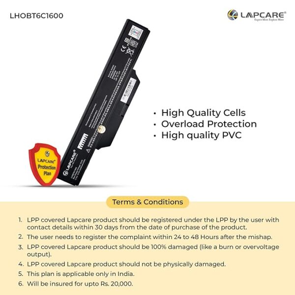 Lapcare Battery for Hp Compaq 6720S 6730S Laptop Battery - Image 5