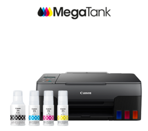 Canon PIXMA G2020 Print, Scan, Copy
ISO standard print speed (A4): up to 9.1 image per minute black / 5.0 image per minute colour
USB 2.0
Recommended print volume: 150 to 1 500 pages