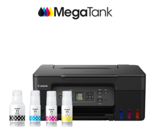 Canon G3770
Print, Scan, Copy
Direct Wi-Fi
1.35 LCD screen
Printing Speed: Blk- 11 IPM, Clr-6 ipm
Higher Media Size:
Card size to Banner size
Soft Closer
Pickup Roller Cleaning Space
High Capacity Maintenance cartridge High Capacity Ink Tank:
Black -135ml, Colour -70ml each
High Yield: Black - 6000, Color -7700
Available Printing in Economy Mode:
Blk- 7600 Page's, Clr- 8100 Page's
O.S Support - Windows, Mac, Chromebook
Duty Cycle - 3000 Pages
Warranty - 30,000 Pages or One year
Free Onsite installation
Note: this model is available in Black, Red and White Color